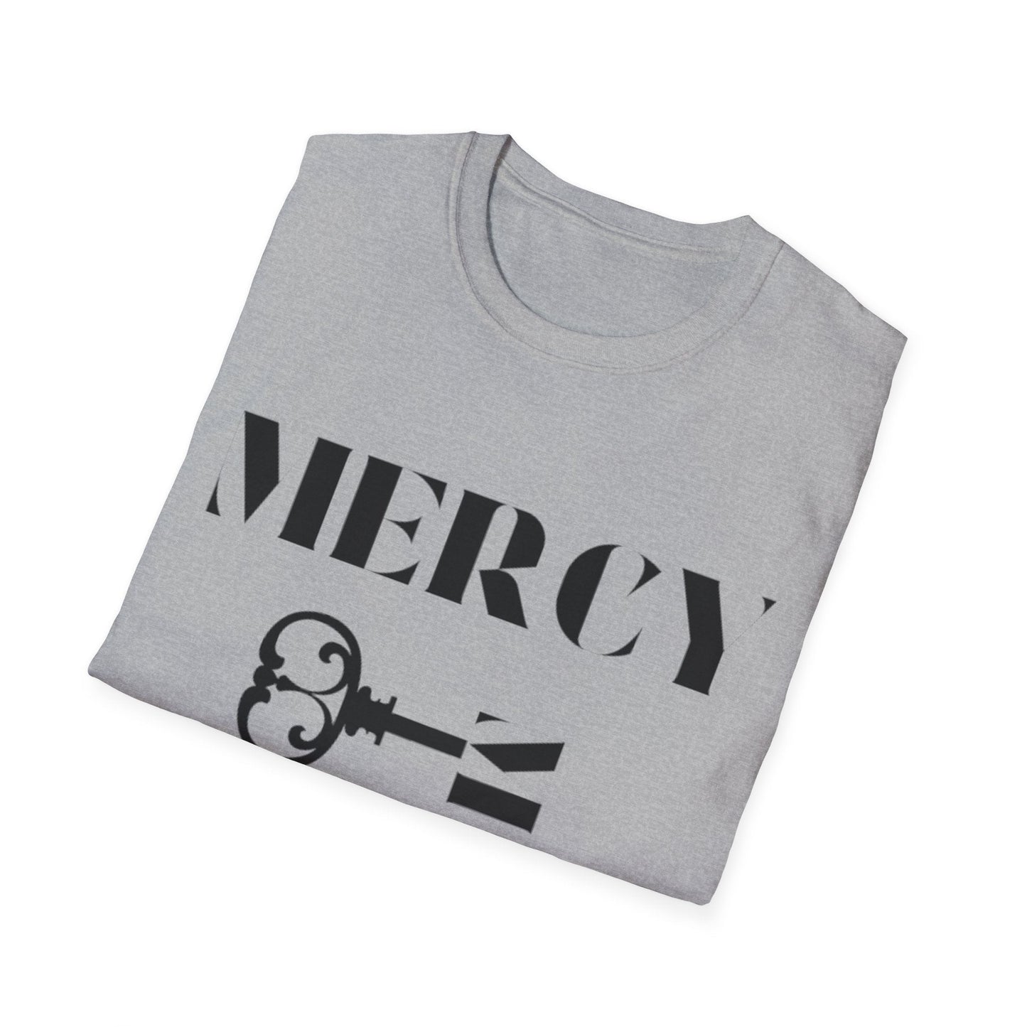 BLACK MERCY IS KEY Unisex Softstyle T-Shirt - criminaljusticereformationalliancestore.com
