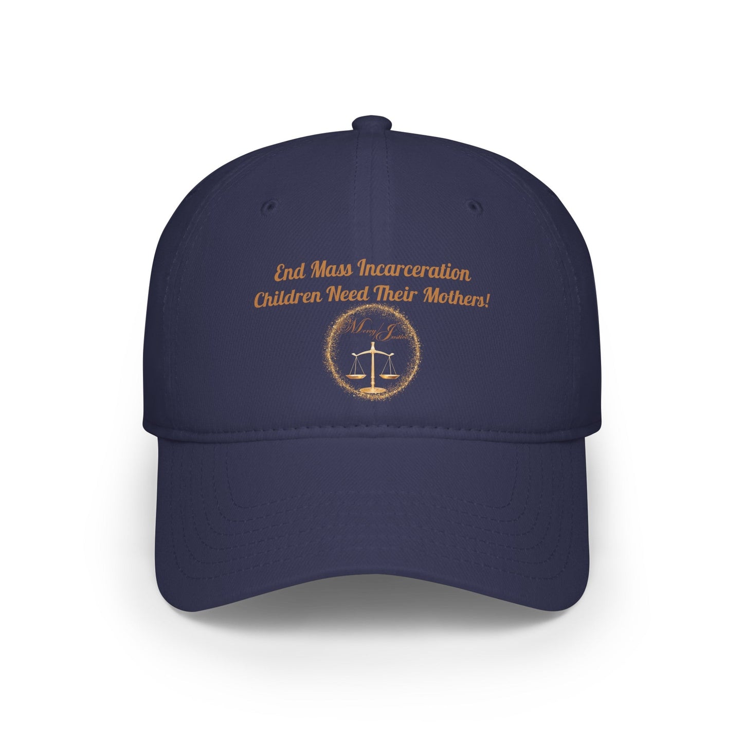 End Mass Incarceration! Children! Low Profile Baseball Cap - criminaljusticereformationalliancestore.com