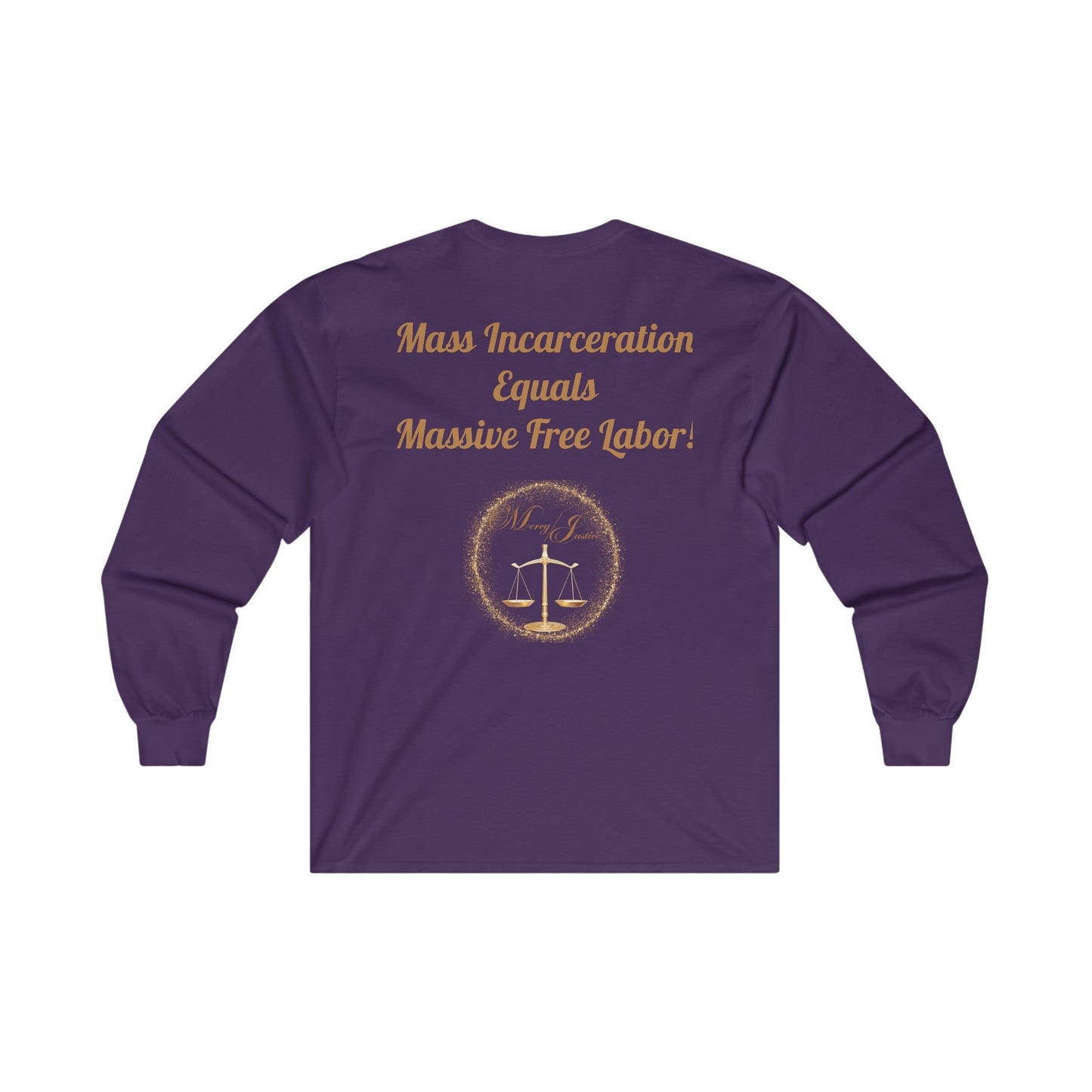 End Mass Incarceration! Unisex Ultra Cotton Long Sleeve Tee - criminaljusticereformationalliancestore.com