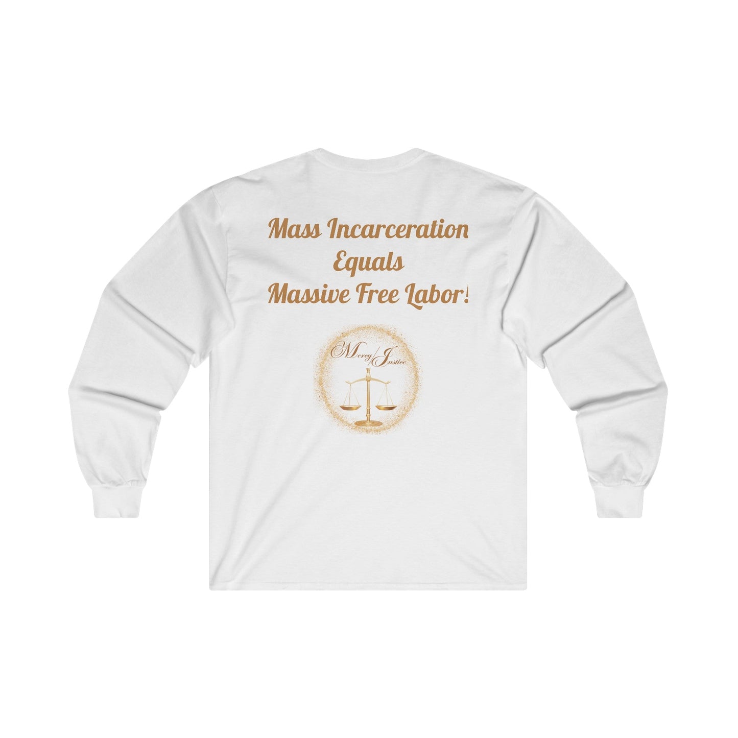End Mass Incarceration! Unisex Ultra Cotton Long Sleeve Tee - criminaljusticereformationalliancestore.com