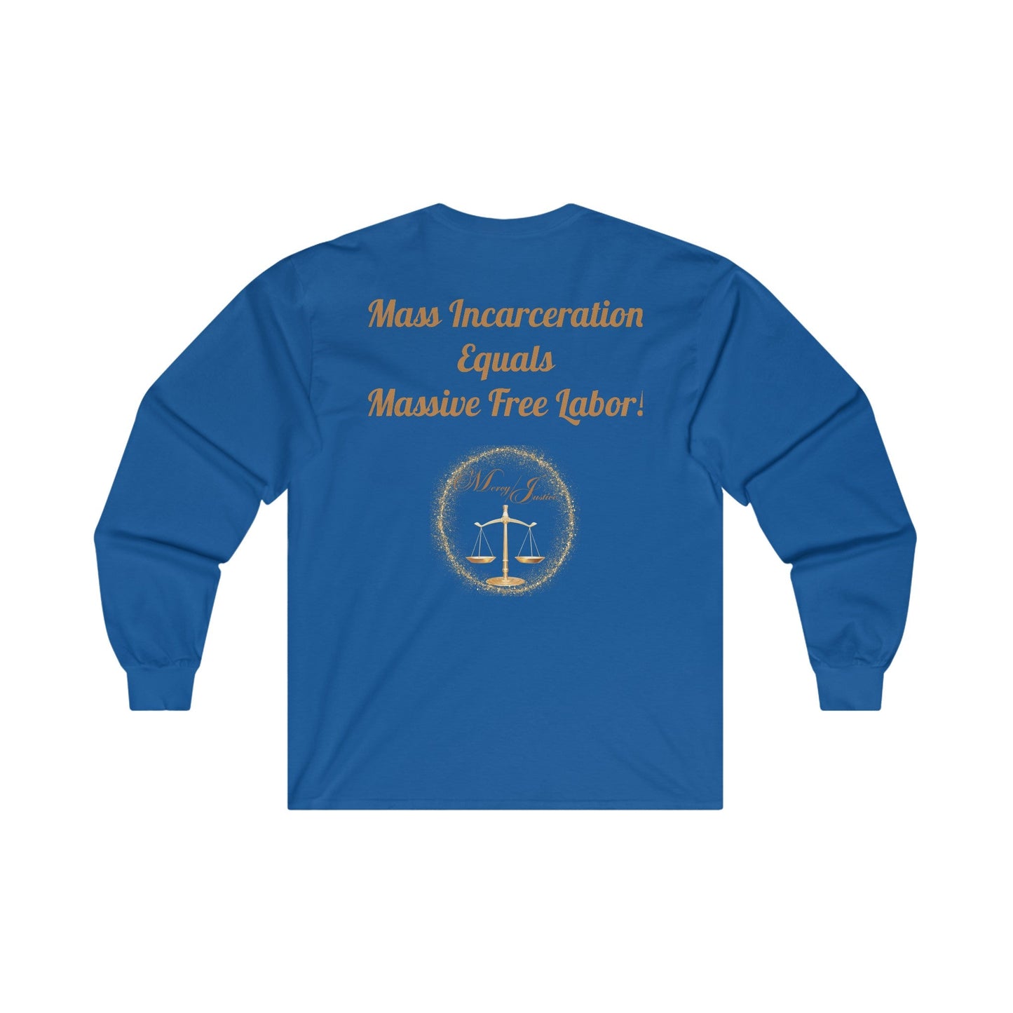 End Mass Incarceration! Unisex Ultra Cotton Long Sleeve Tee - criminaljusticereformationalliancestore.com
