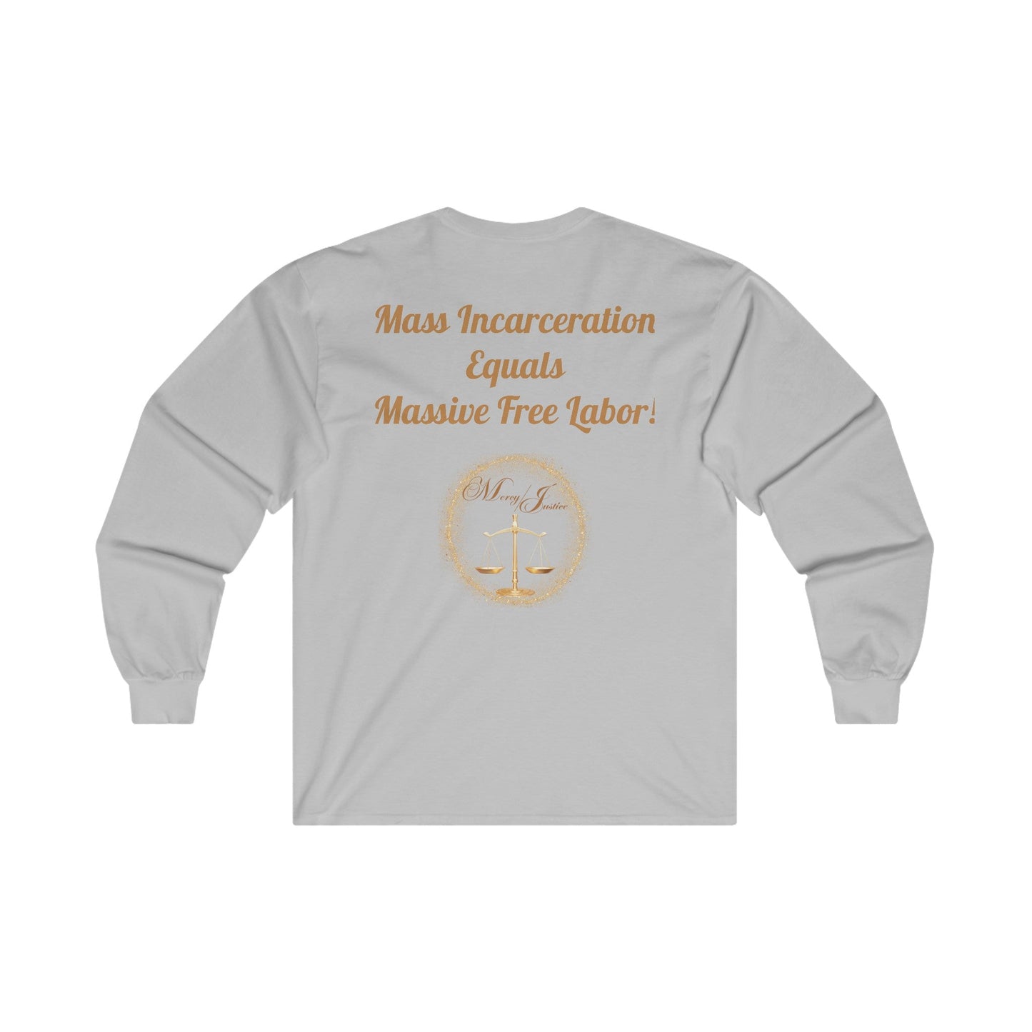 End Mass Incarceration! Unisex Ultra Cotton Long Sleeve Tee - criminaljusticereformationalliancestore.com