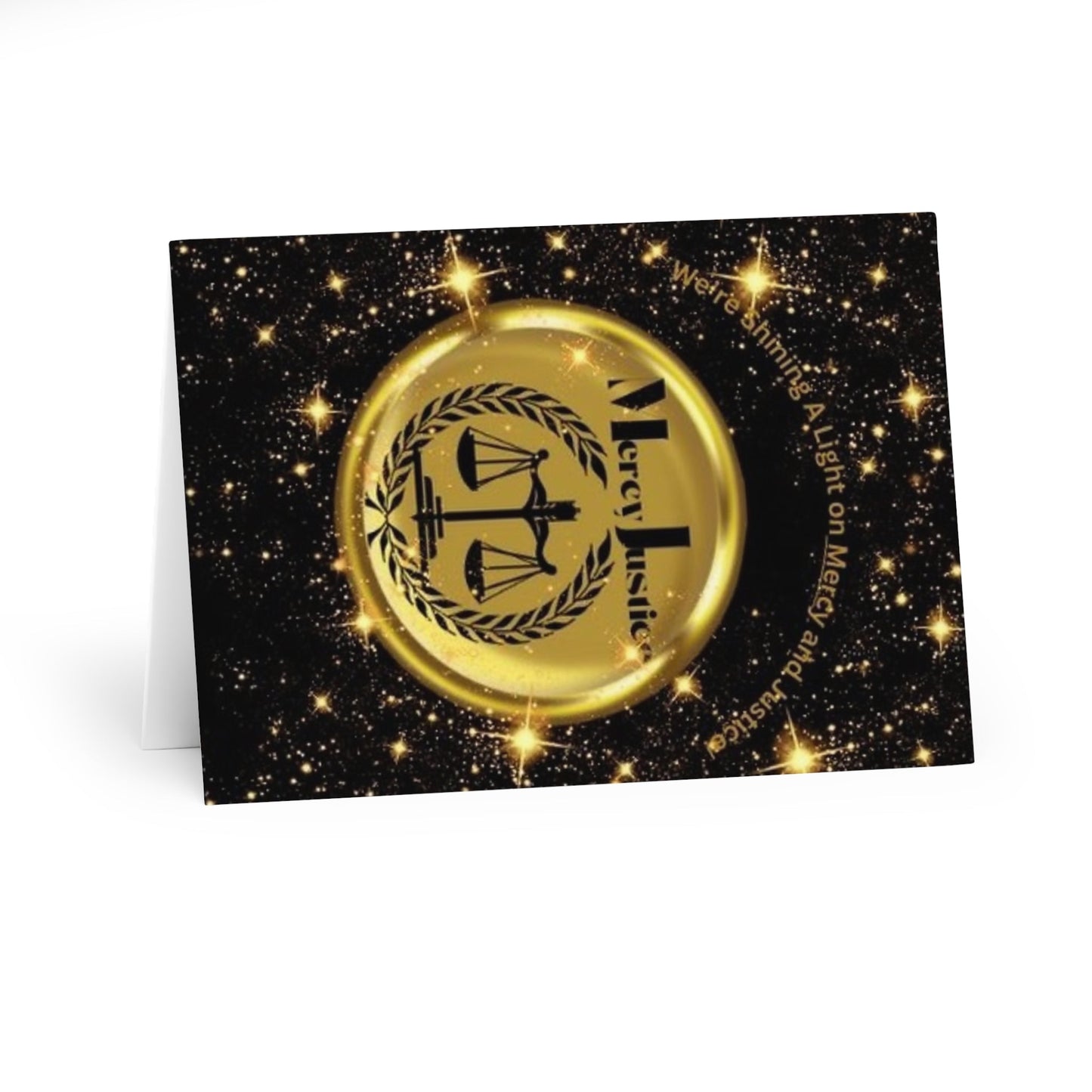 Greeting Cards - Shining Light on Mercy and Justice (5 Pack) - criminaljusticereformationalliancestore.com
