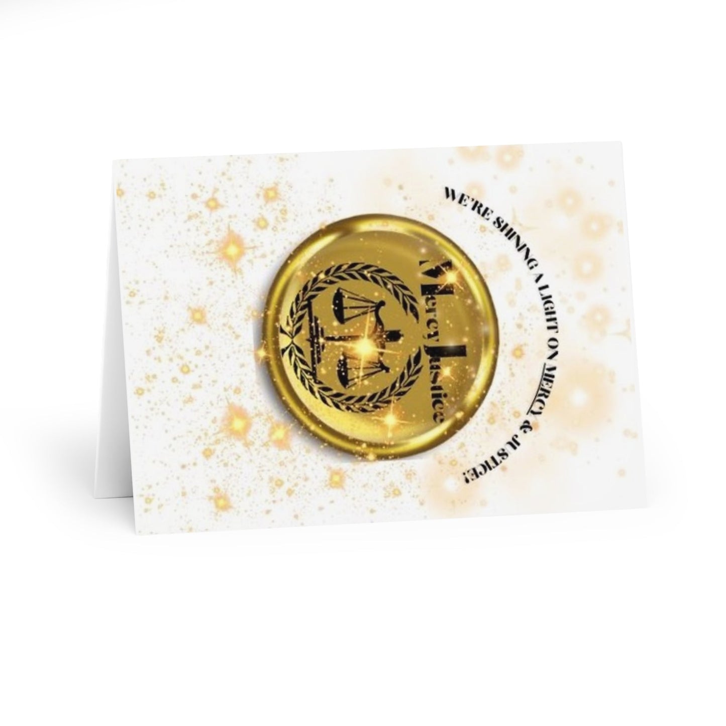 Greeting Cards - Shining Light on Mercy and Justice (5 Pack) - criminaljusticereformationalliancestore.com