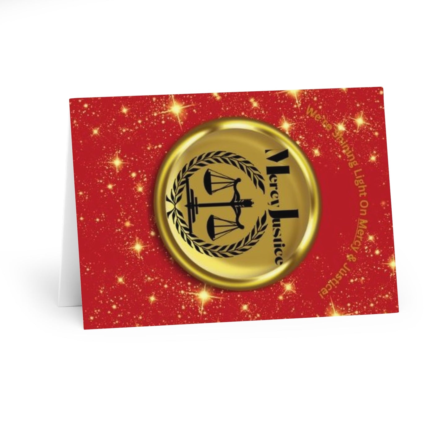 Greeting Cards - Shining Light on Mercy and Justice (5 Pack) - criminaljusticereformationalliancestore.com