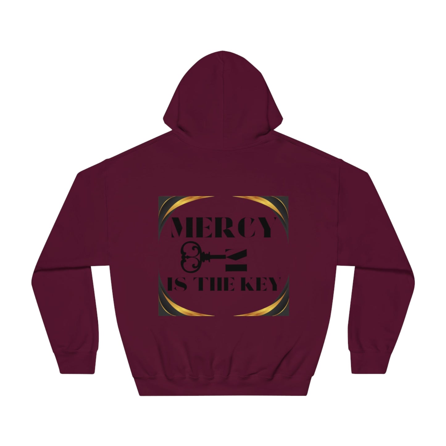 Hooded Sweatshirt - Mercy Is The Key to Real Justice - criminaljusticereformationalliancestore.com