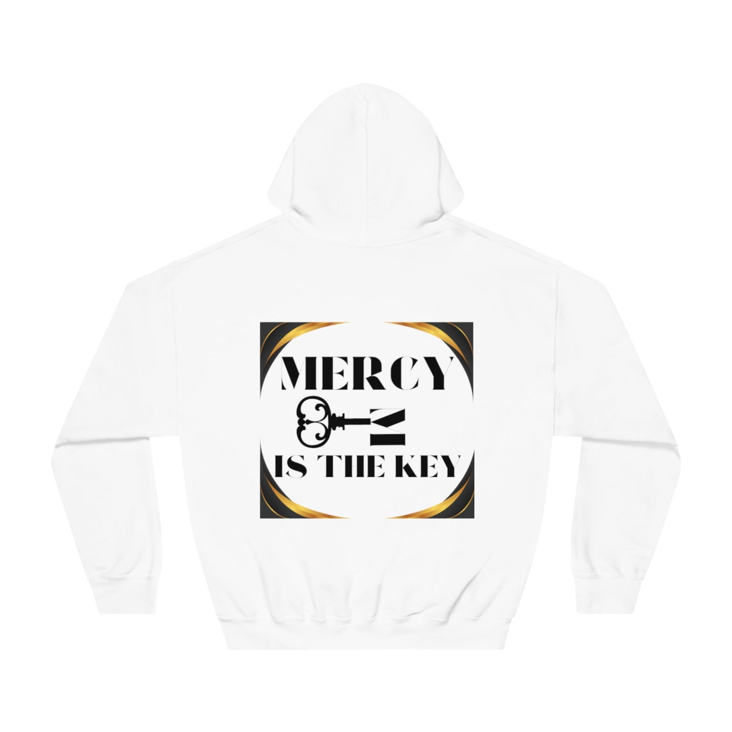 Hooded Sweatshirt - Mercy Is The Key to Real Justice - criminaljusticereformationalliancestore.com