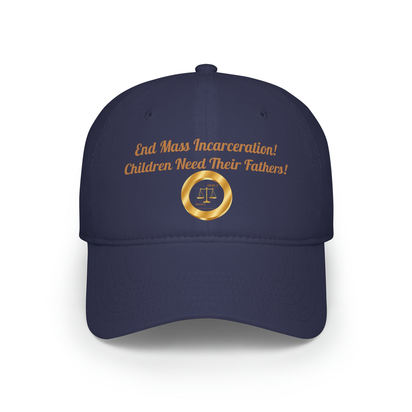 End Mass Incarceration!  Children! Low Profile Baseball Cap