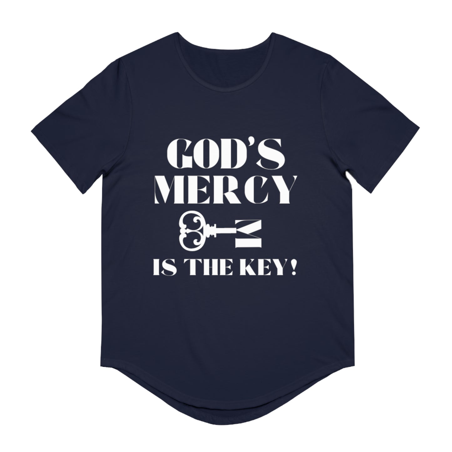 GOD'S MERCY Men's Jersey Curved Hem Tee