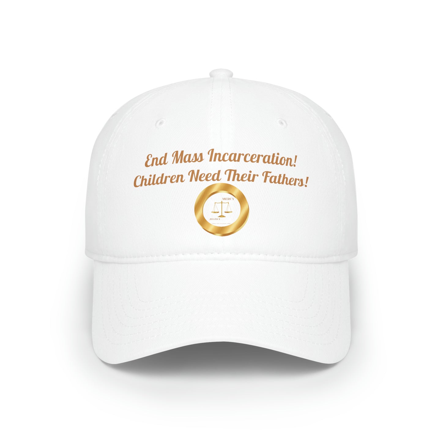 End Mass Incarceration!  Children! Low Profile Baseball Cap