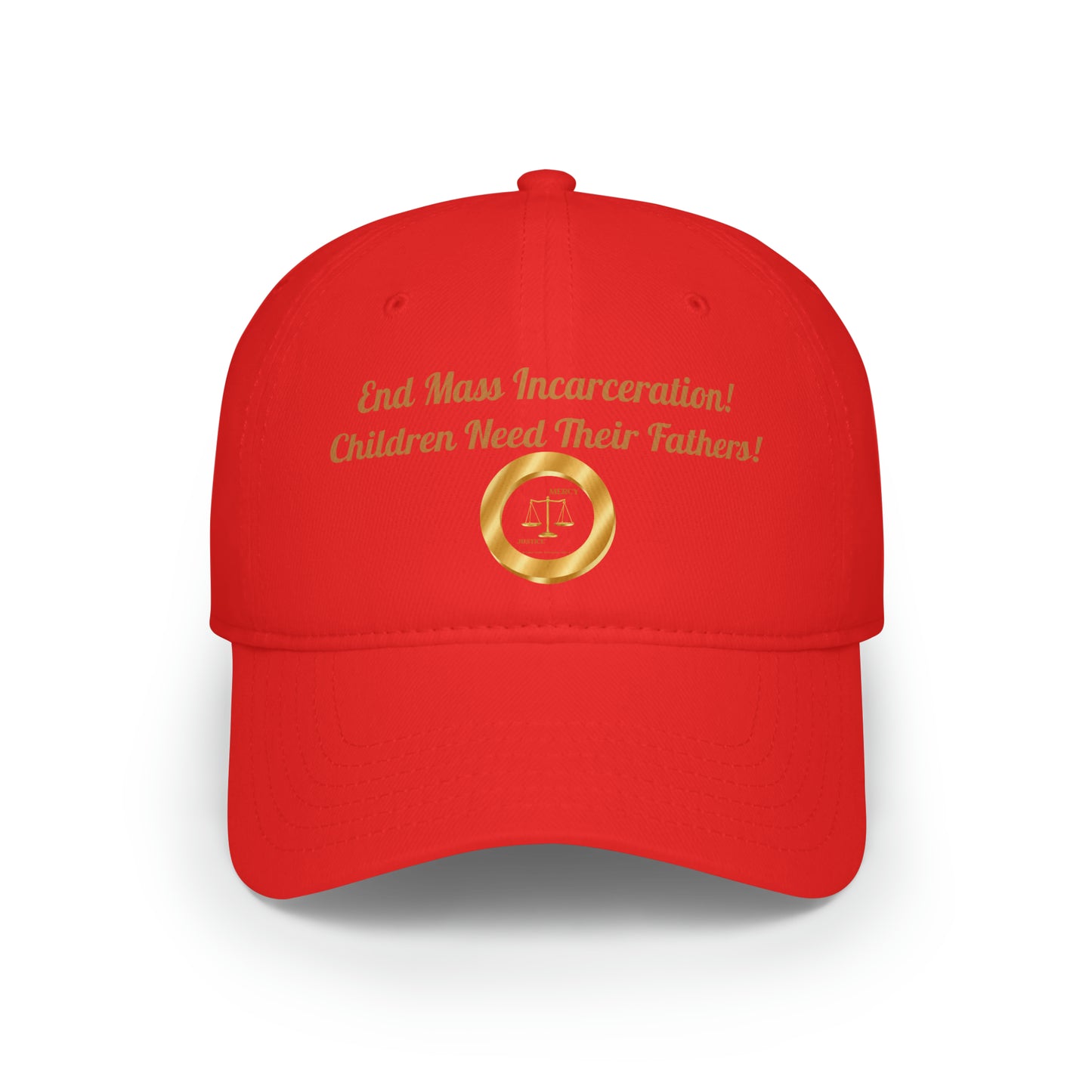 End Mass Incarceration!  Children! Low Profile Baseball Cap