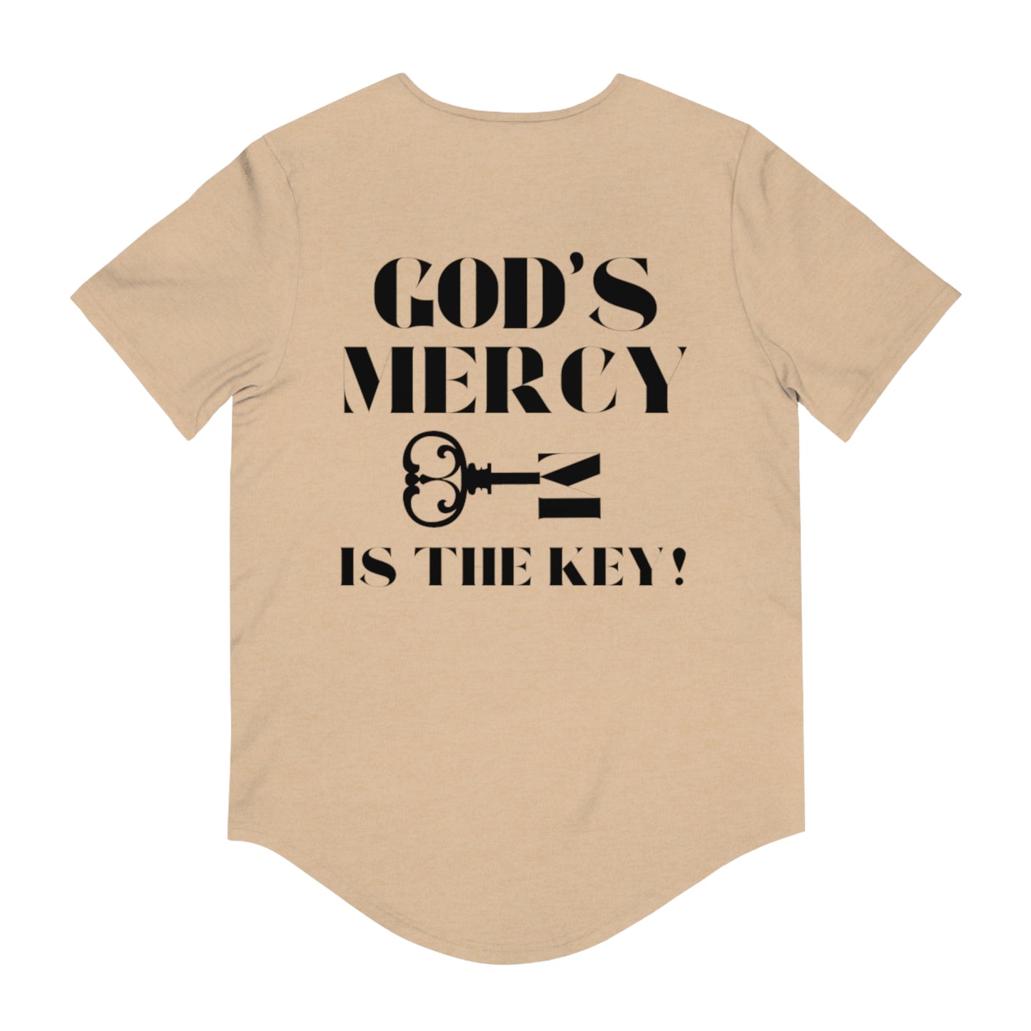 GOD'S MERCY Men's Jersey Curved Hem Tee