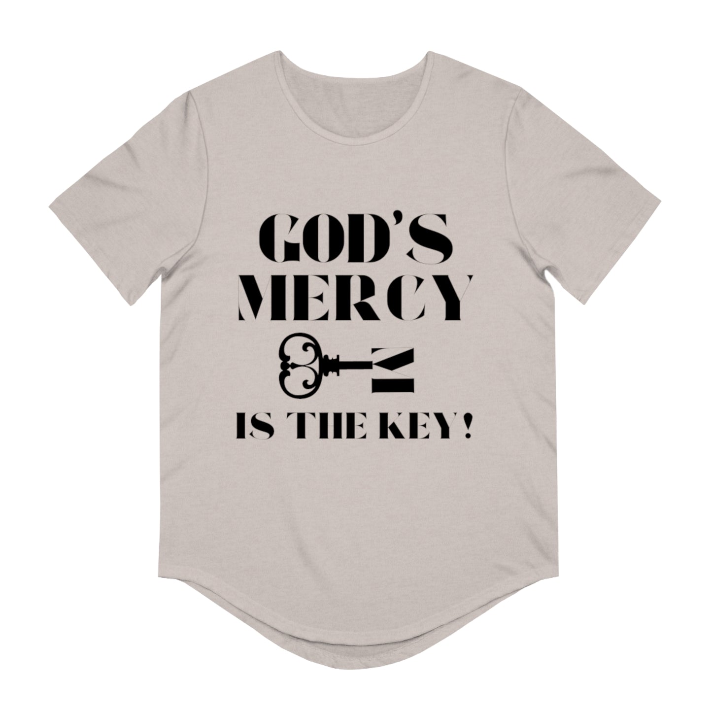 GOD'S MERCY Men's Jersey Curved Hem Tee