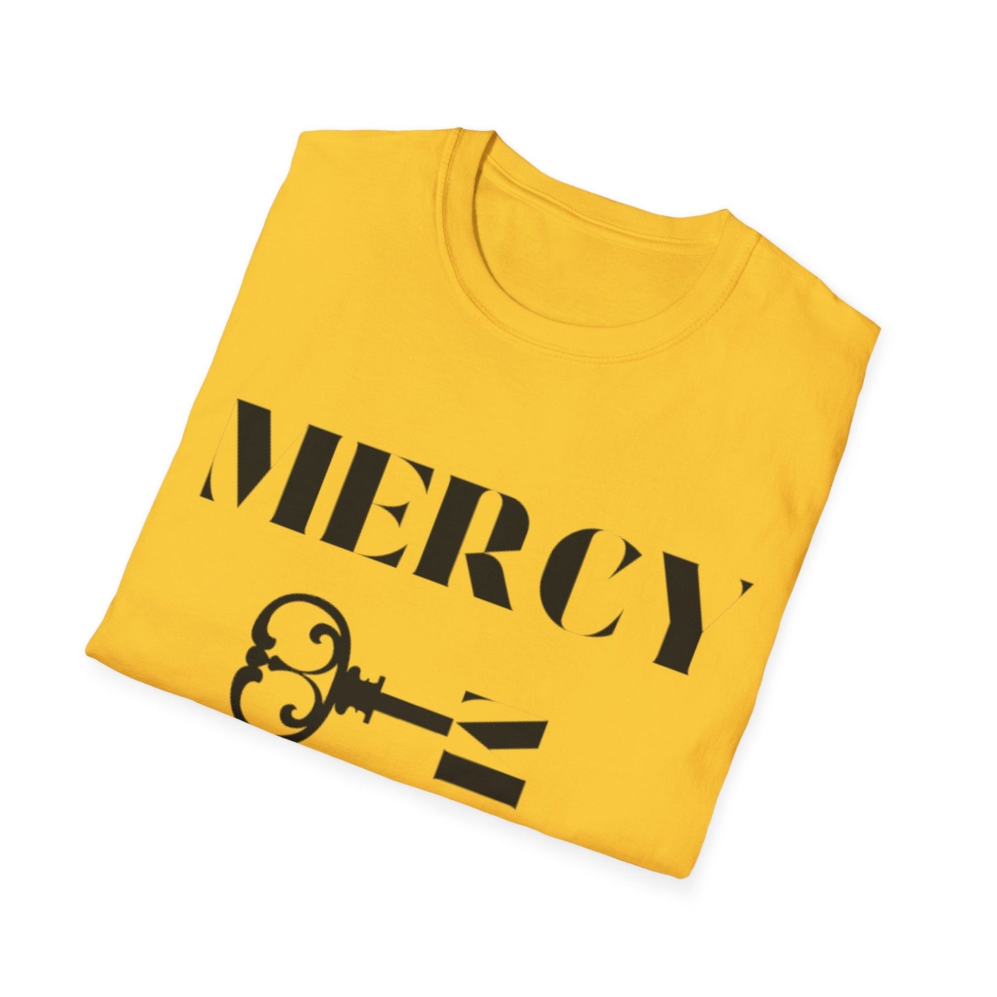 BLACK MERCY IS KEY Unisex Softstyle T-Shirt - criminaljusticereformationalliancestore.com