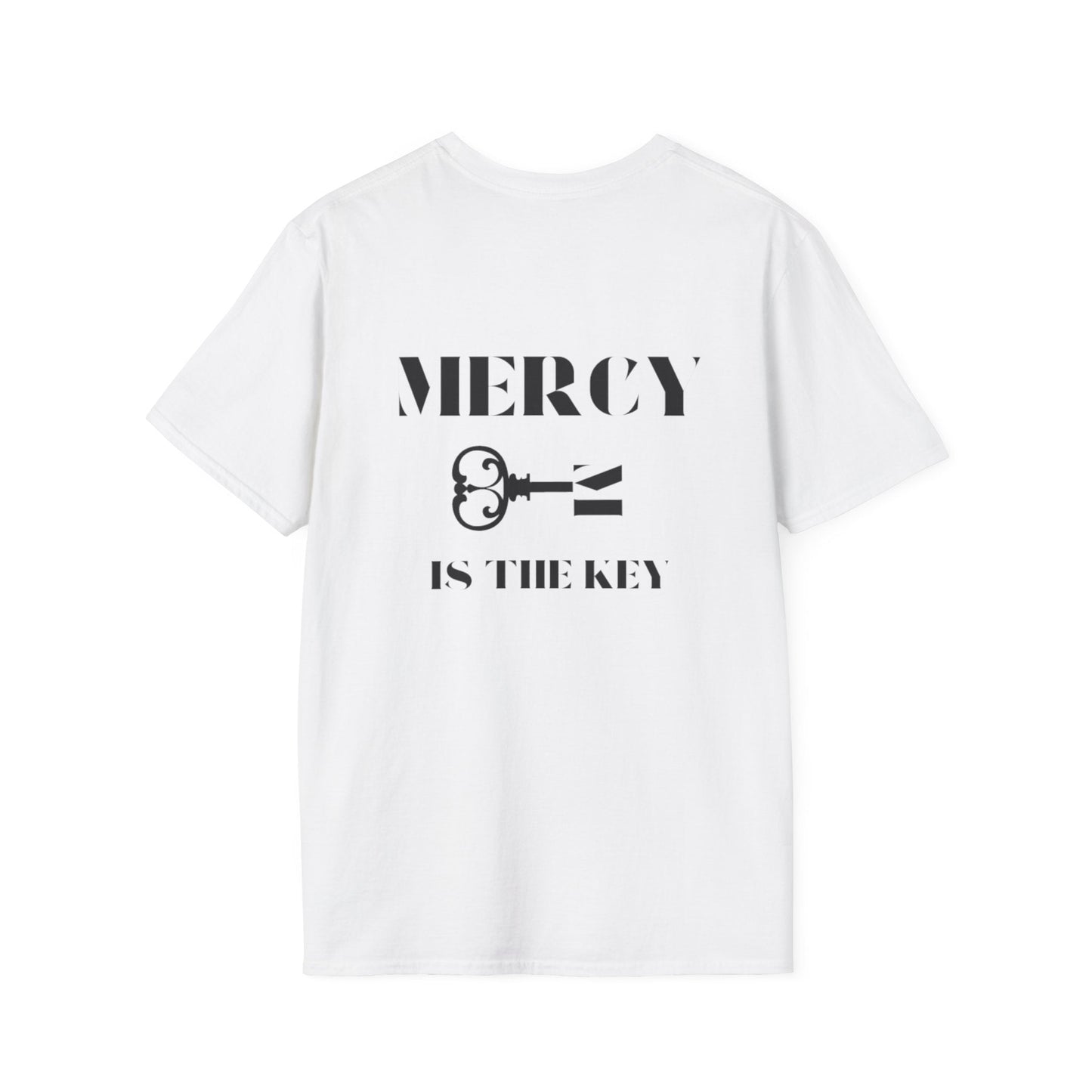 BLACK MERCY IS KEY Unisex Softstyle T-Shirt - criminaljusticereformationalliancestore.com