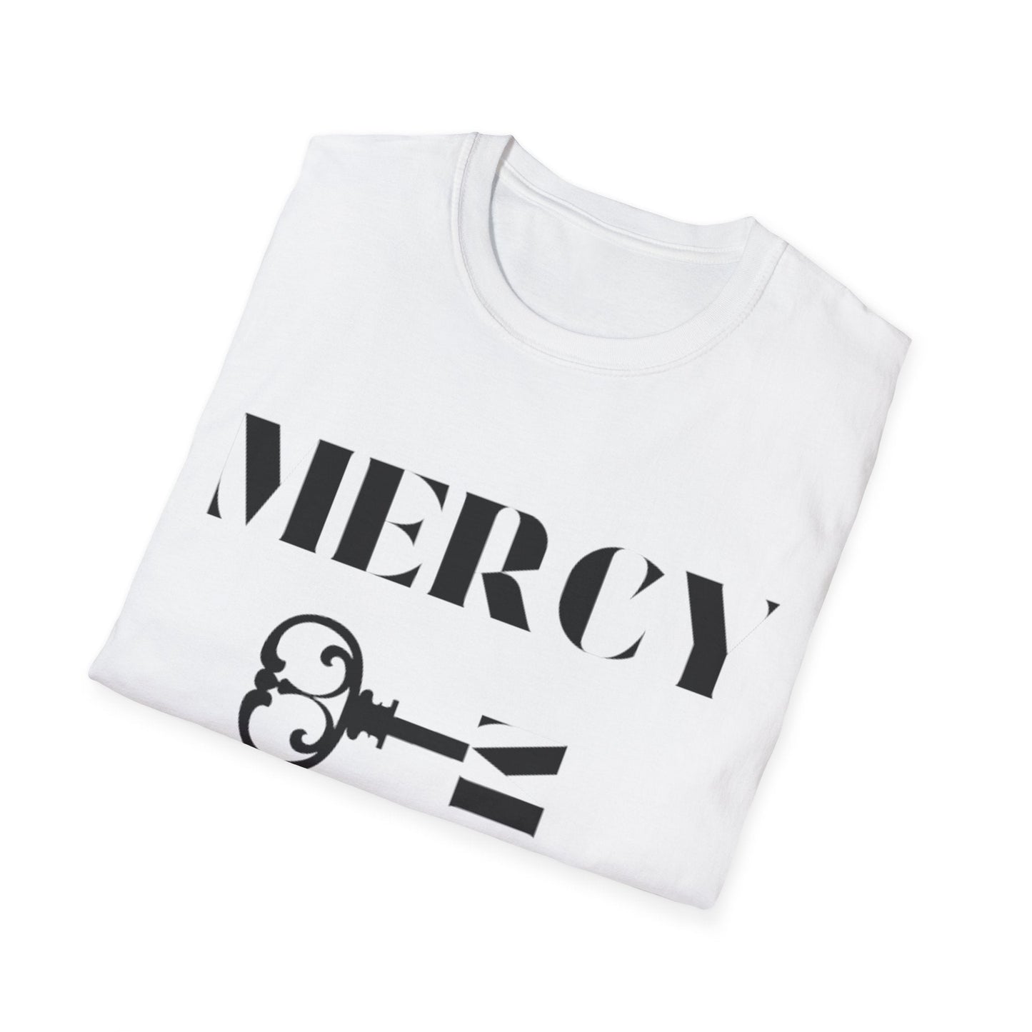 BLACK MERCY IS KEY Unisex Softstyle T-Shirt - criminaljusticereformationalliancestore.com
