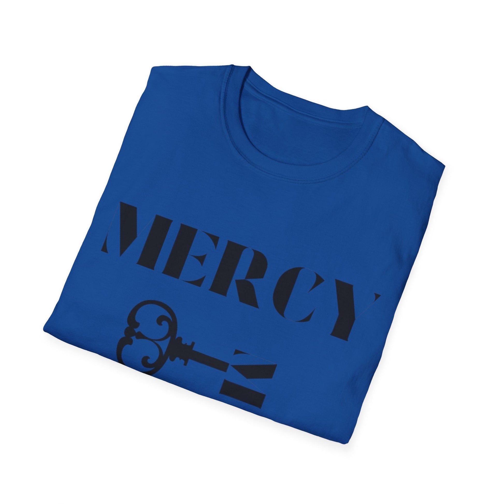 BLACK MERCY IS KEY Unisex Softstyle T-Shirt - criminaljusticereformationalliancestore.com