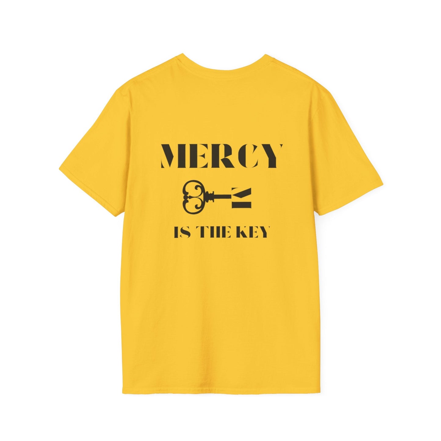 BLACK MERCY IS KEY Unisex Softstyle T-Shirt - criminaljusticereformationalliancestore.com
