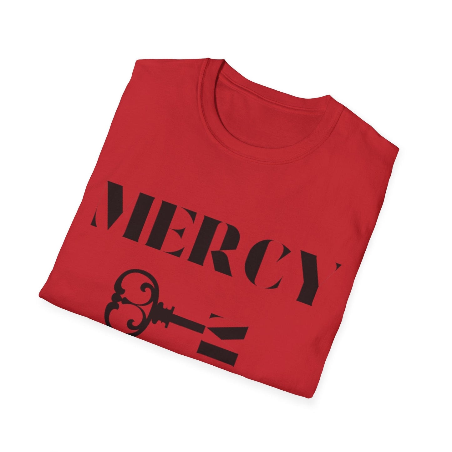 BLACK MERCY IS KEY Unisex Softstyle T-Shirt - criminaljusticereformationalliancestore.com