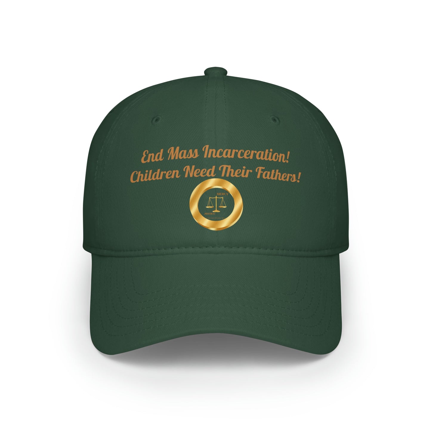 End Mass Incarceration! Children! Low Profile Baseball Cap - criminaljusticereformationalliancestore.com