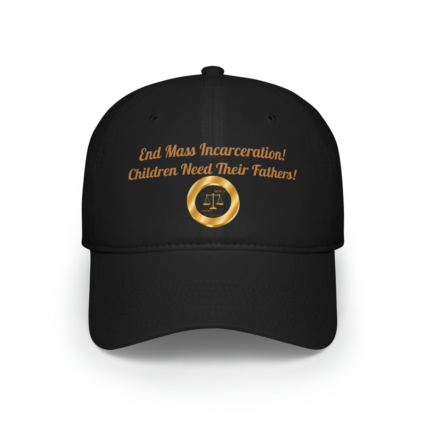 End Mass Incarceration! Children! Low Profile Baseball Cap - criminaljusticereformationalliancestore.com