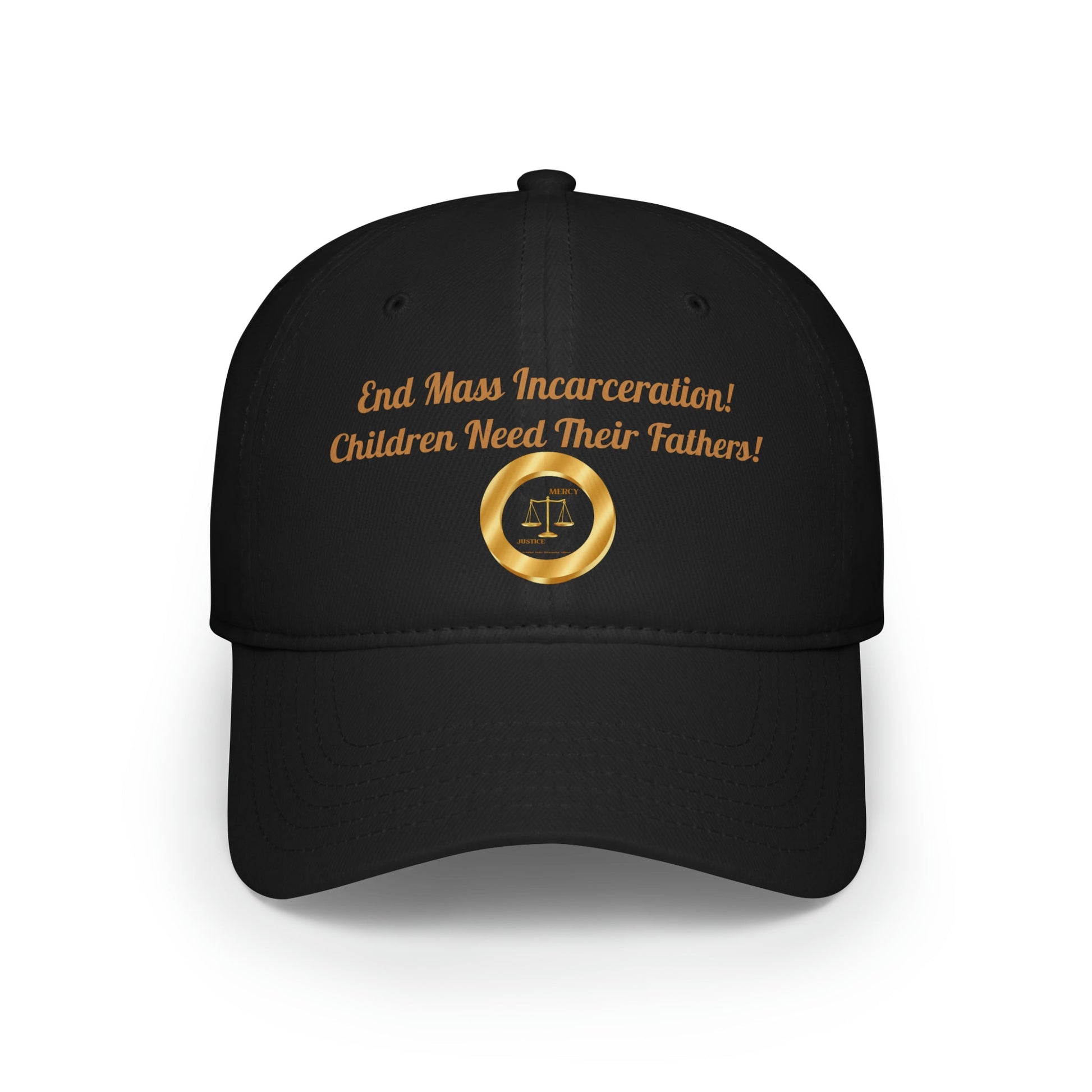 End Mass Incarceration! Children! Low Profile Baseball Cap - criminaljusticereformationalliancestore.com