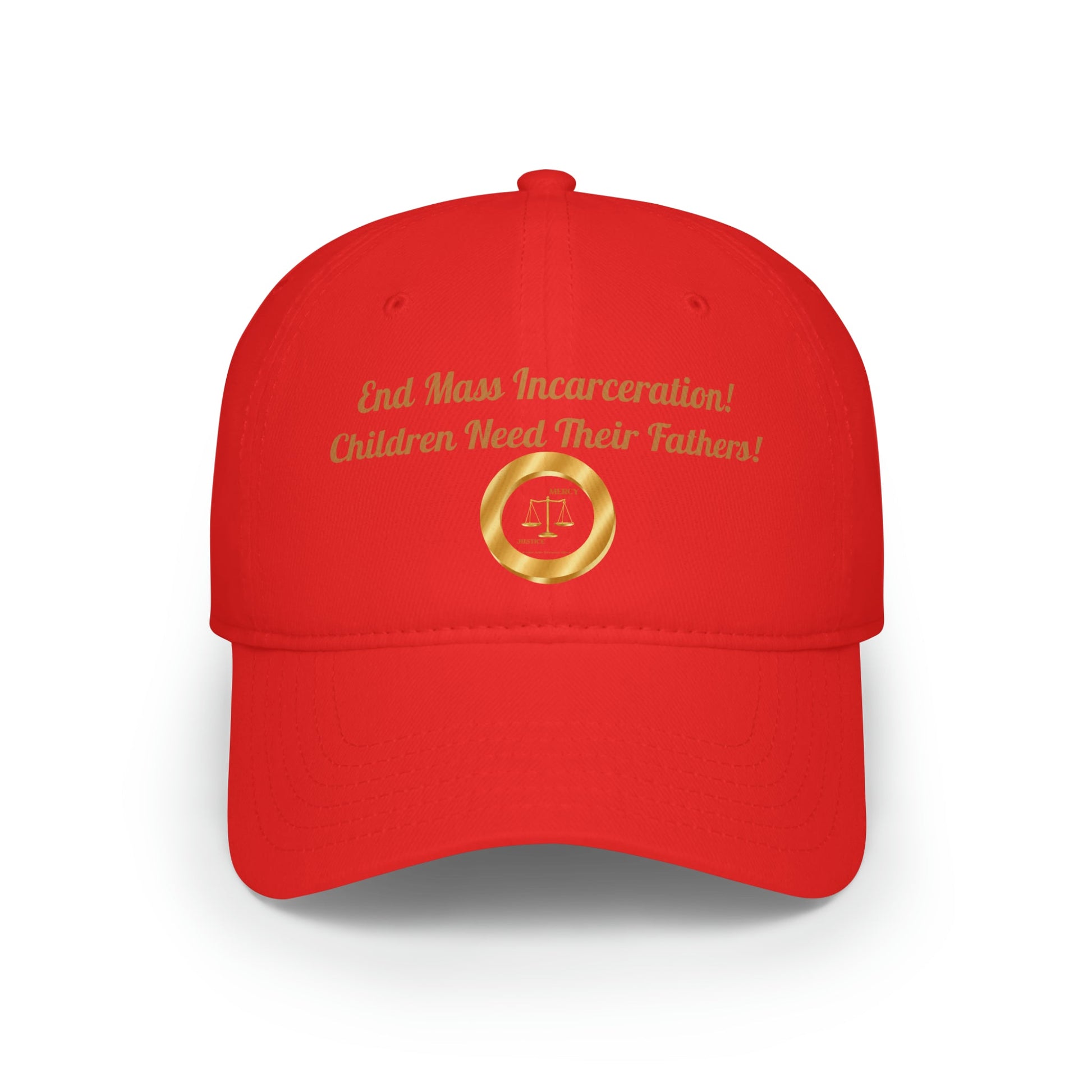 End Mass Incarceration! Children! Low Profile Baseball Cap - criminaljusticereformationalliancestore.com