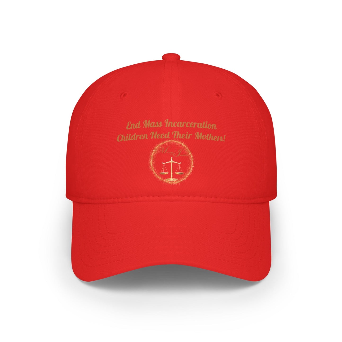 End Mass Incarceration! Children! Low Profile Baseball Cap - criminaljusticereformationalliancestore.com