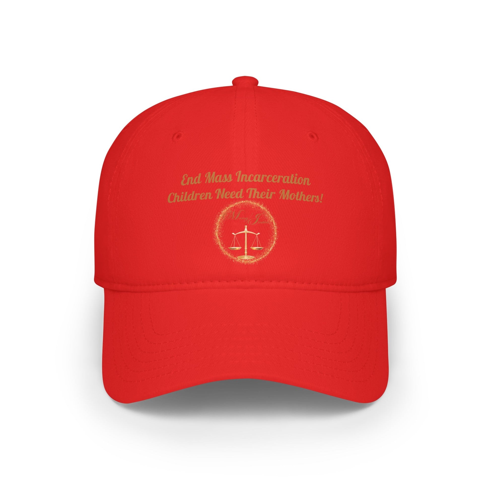 End Mass Incarceration! Children! Low Profile Baseball Cap - criminaljusticereformationalliancestore.com