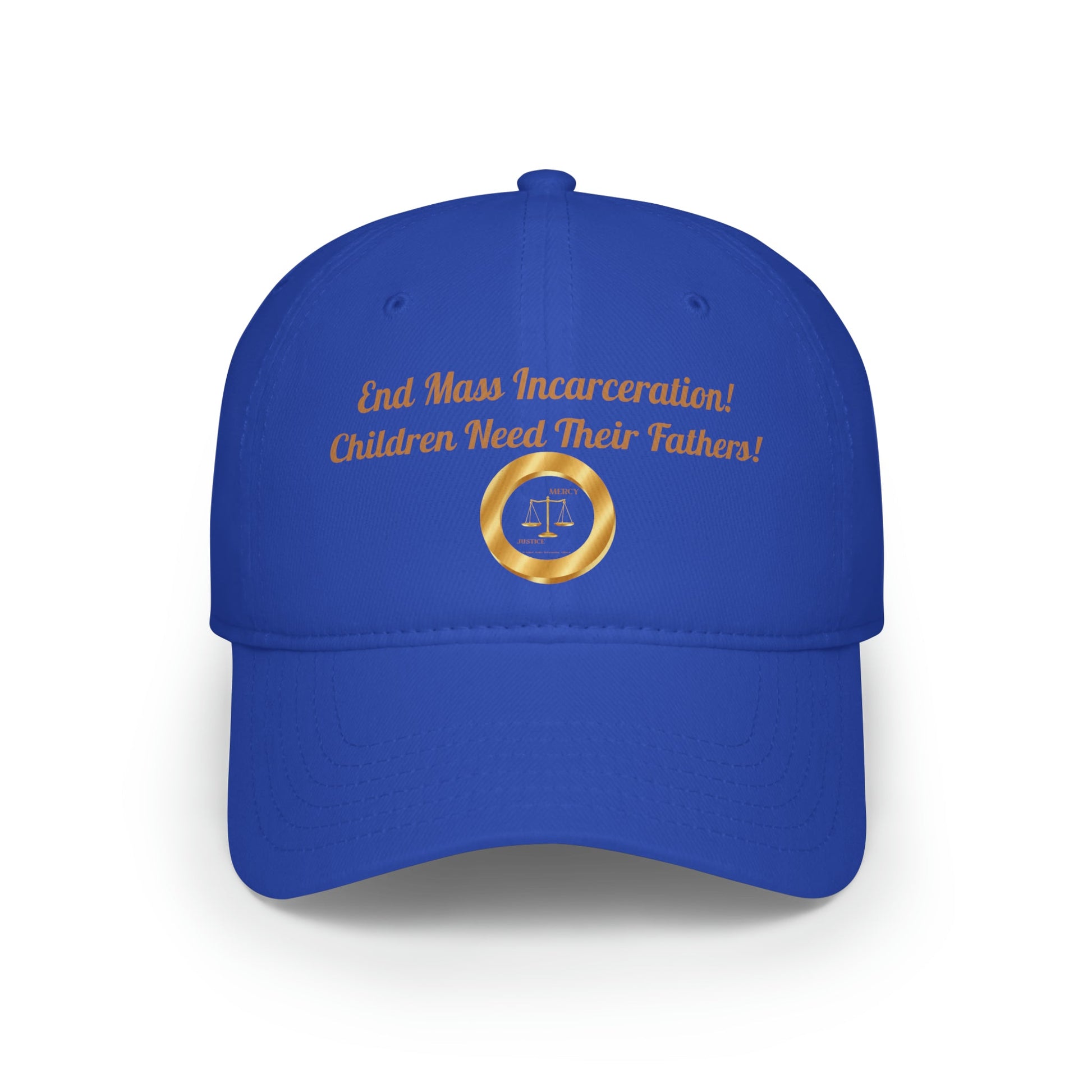 End Mass Incarceration! Children! Low Profile Baseball Cap - criminaljusticereformationalliancestore.com