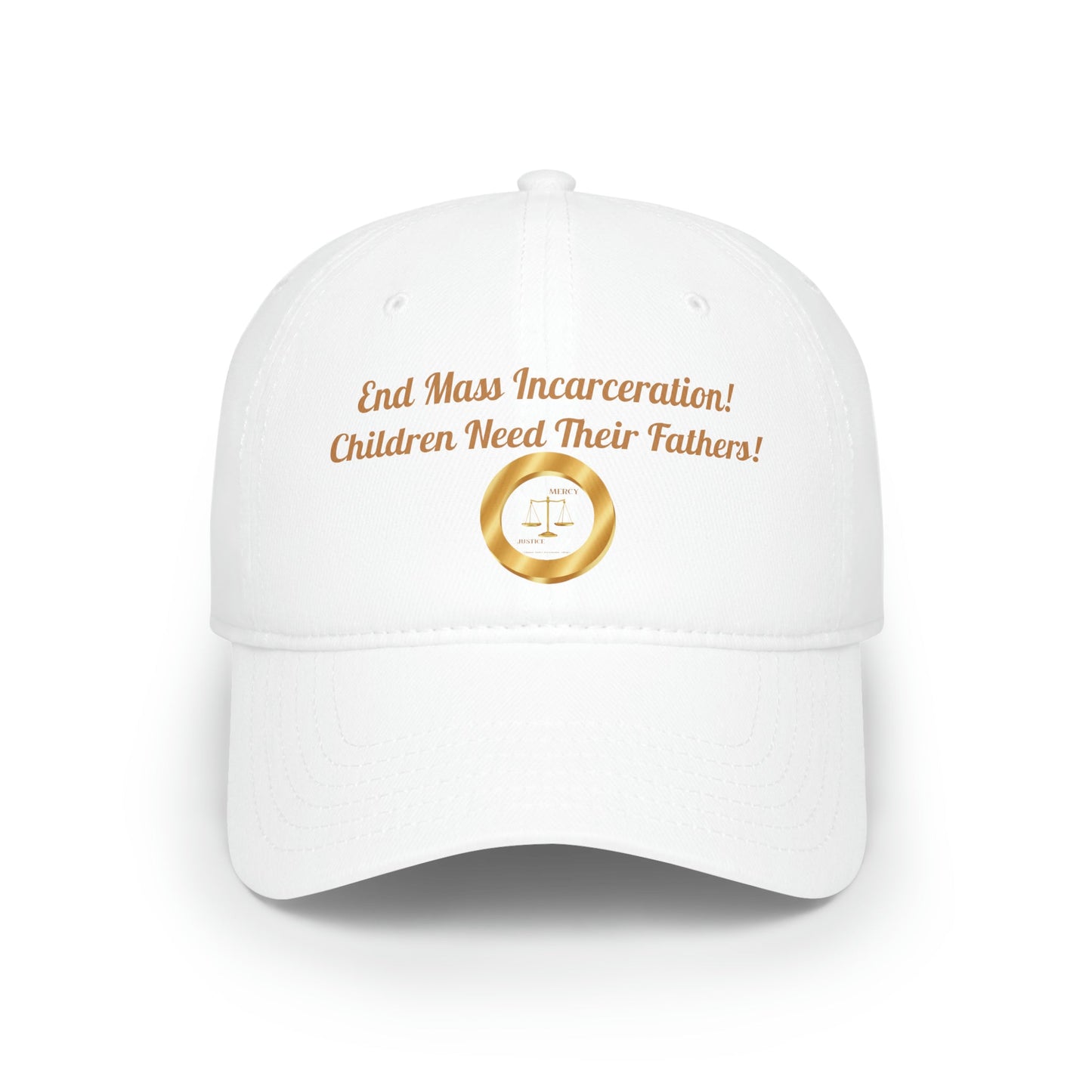 End Mass Incarceration! Children! Low Profile Baseball Cap - criminaljusticereformationalliancestore.com