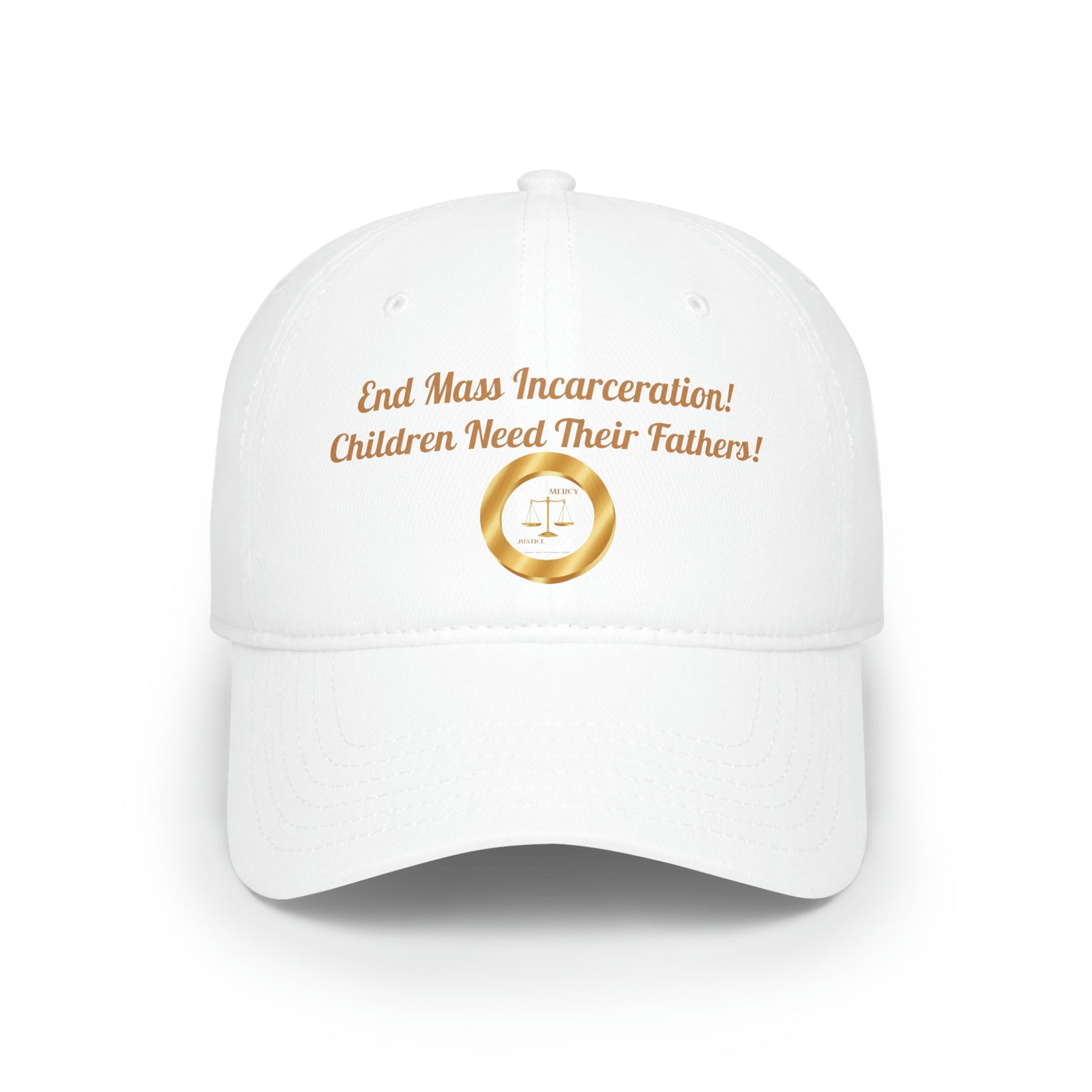 End Mass Incarceration! Children! Low Profile Baseball Cap - criminaljusticereformationalliancestore.com