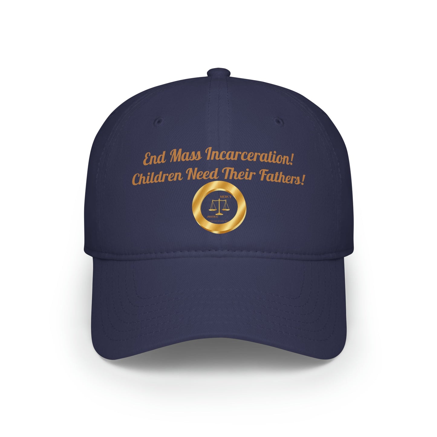 End Mass Incarceration! Children! Low Profile Baseball Cap - criminaljusticereformationalliancestore.com