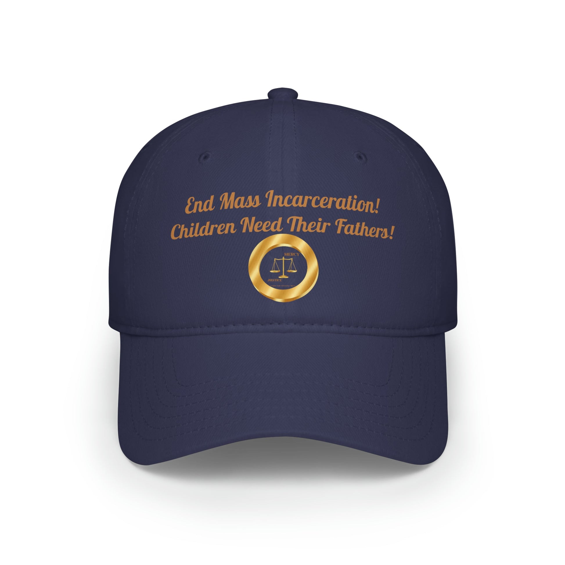 End Mass Incarceration! Children! Low Profile Baseball Cap - criminaljusticereformationalliancestore.com