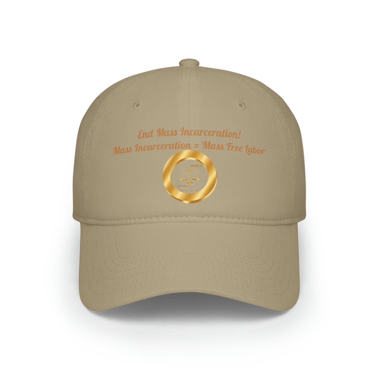 End Mass Incarceration! Free Labor Low Profile Baseball Cap - criminaljusticereformationalliancestore.com