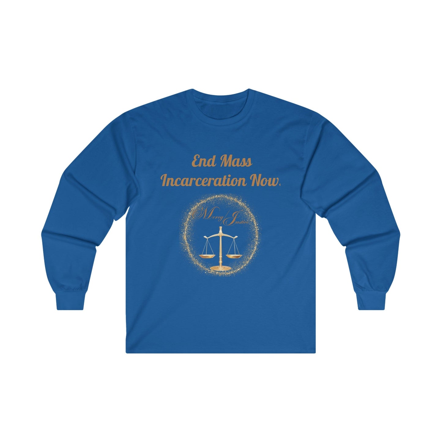 End Mass Incarceration! Unisex Ultra Cotton Long Sleeve Tee - criminaljusticereformationalliancestore.com