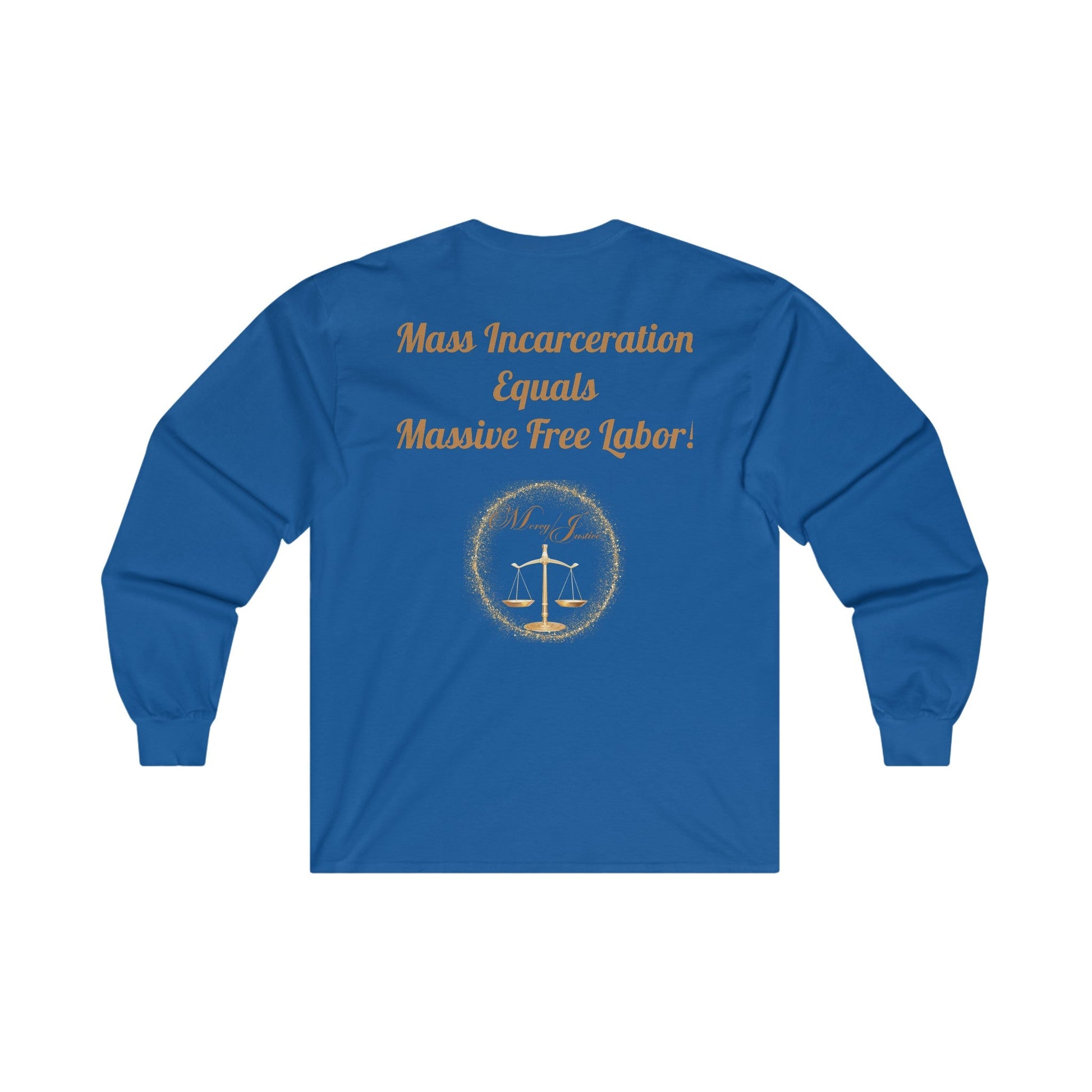 End Mass Incarceration! Unisex Ultra Cotton Long Sleeve Tee - criminaljusticereformationalliancestore.com