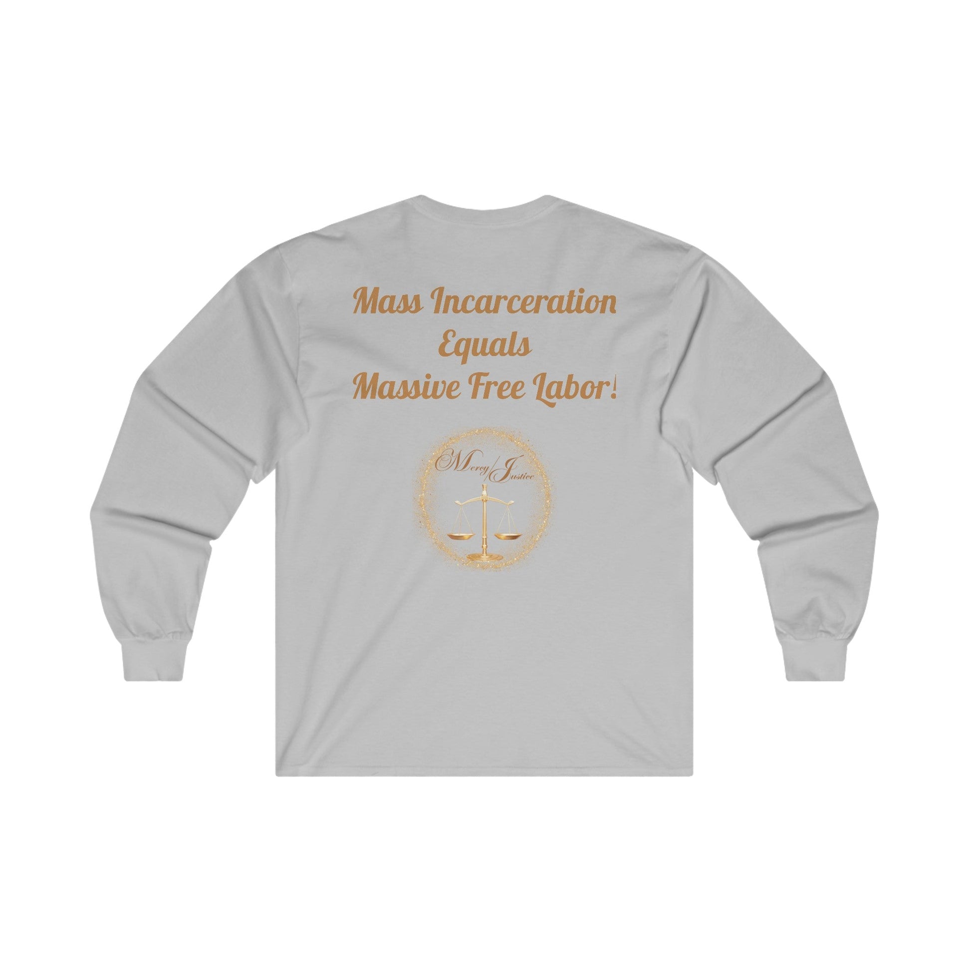 End Mass Incarceration! Unisex Ultra Cotton Long Sleeve Tee - criminaljusticereformationalliancestore.com