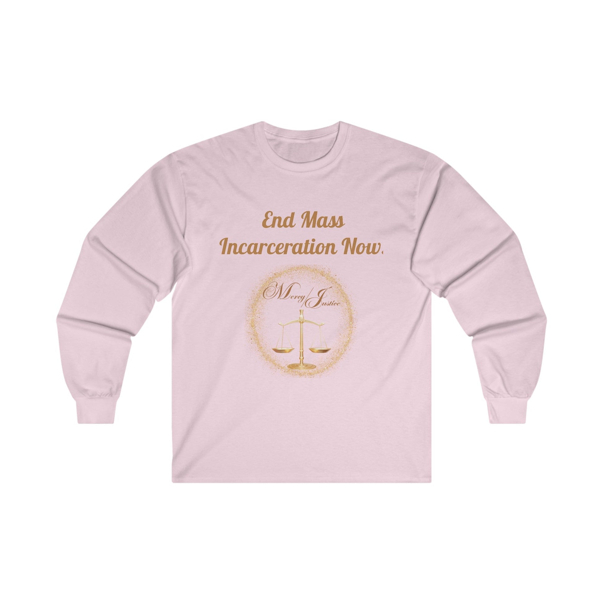 End Mass Incarceration! Unisex Ultra Cotton Long Sleeve Tee - criminaljusticereformationalliancestore.com