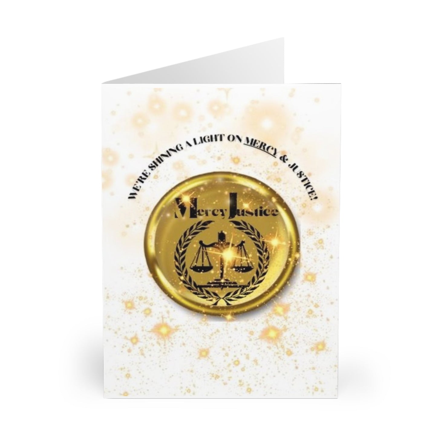 Greeting Cards - Shining Light on Mercy and Justice (5 Pack) - criminaljusticereformationalliancestore.com