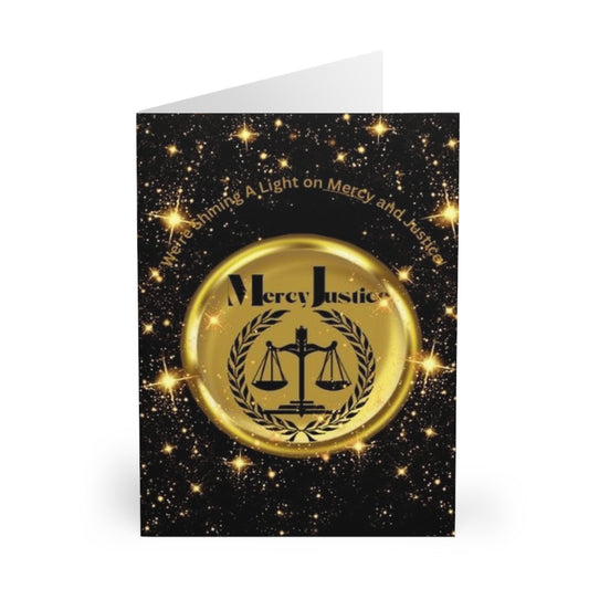 Greeting Cards - Shining Light on Mercy and Justice (5 Pack) - criminaljusticereformationalliancestore.com
