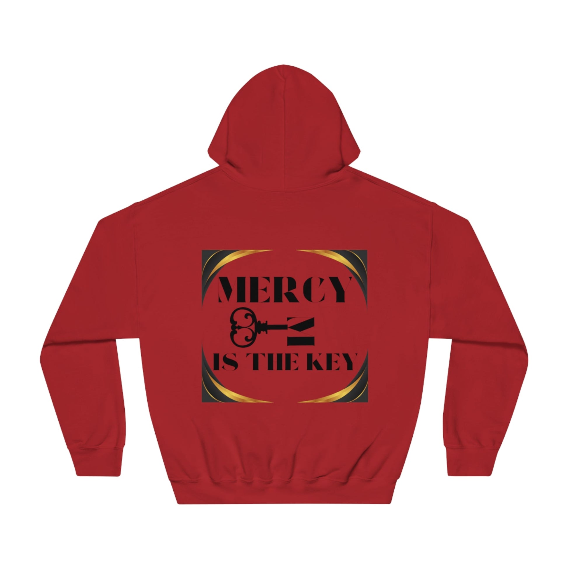 Hooded Sweatshirt - Mercy Is The Key to Real Justice - criminaljusticereformationalliancestore.com