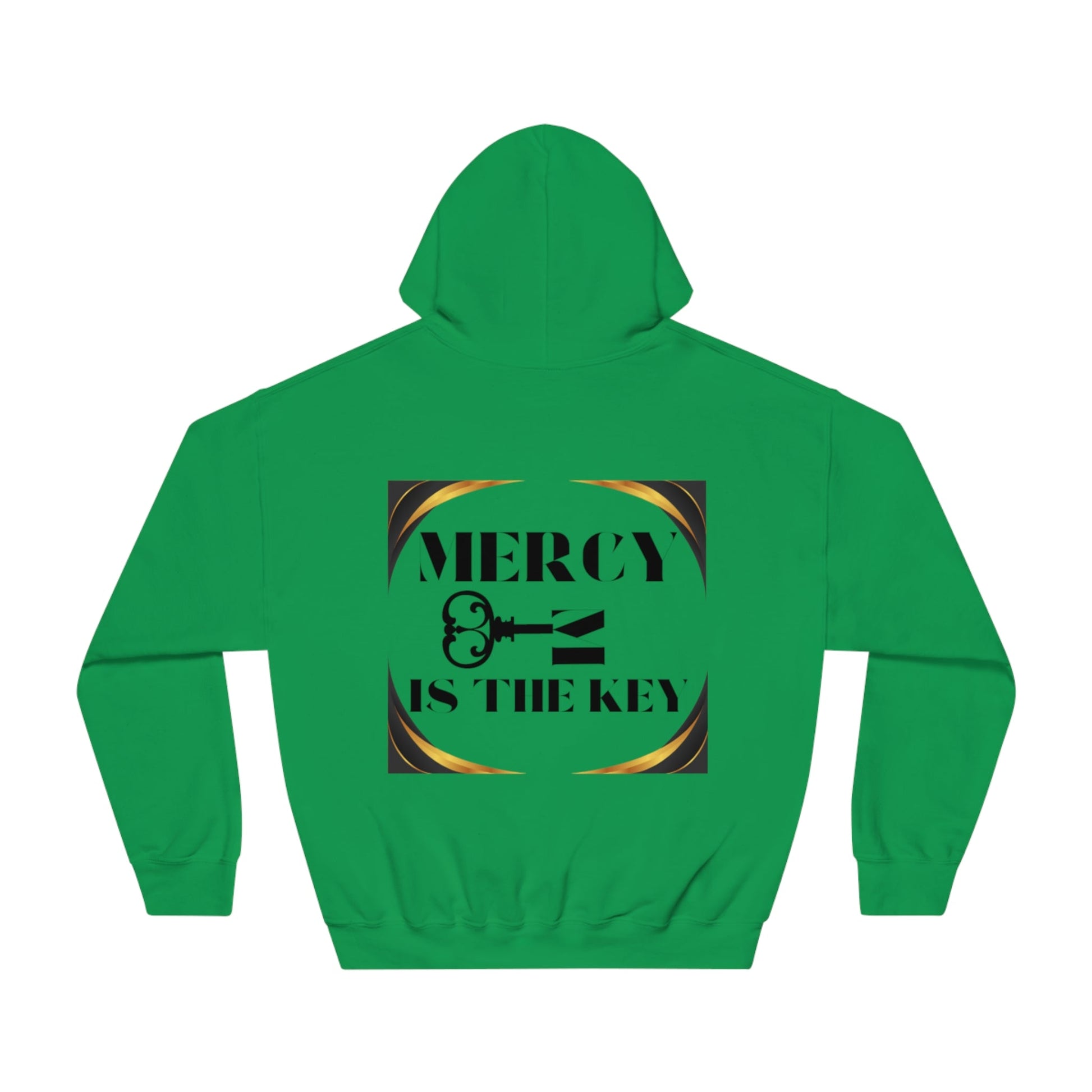 Hooded Sweatshirt - Mercy Is The Key to Real Justice - criminaljusticereformationalliancestore.com