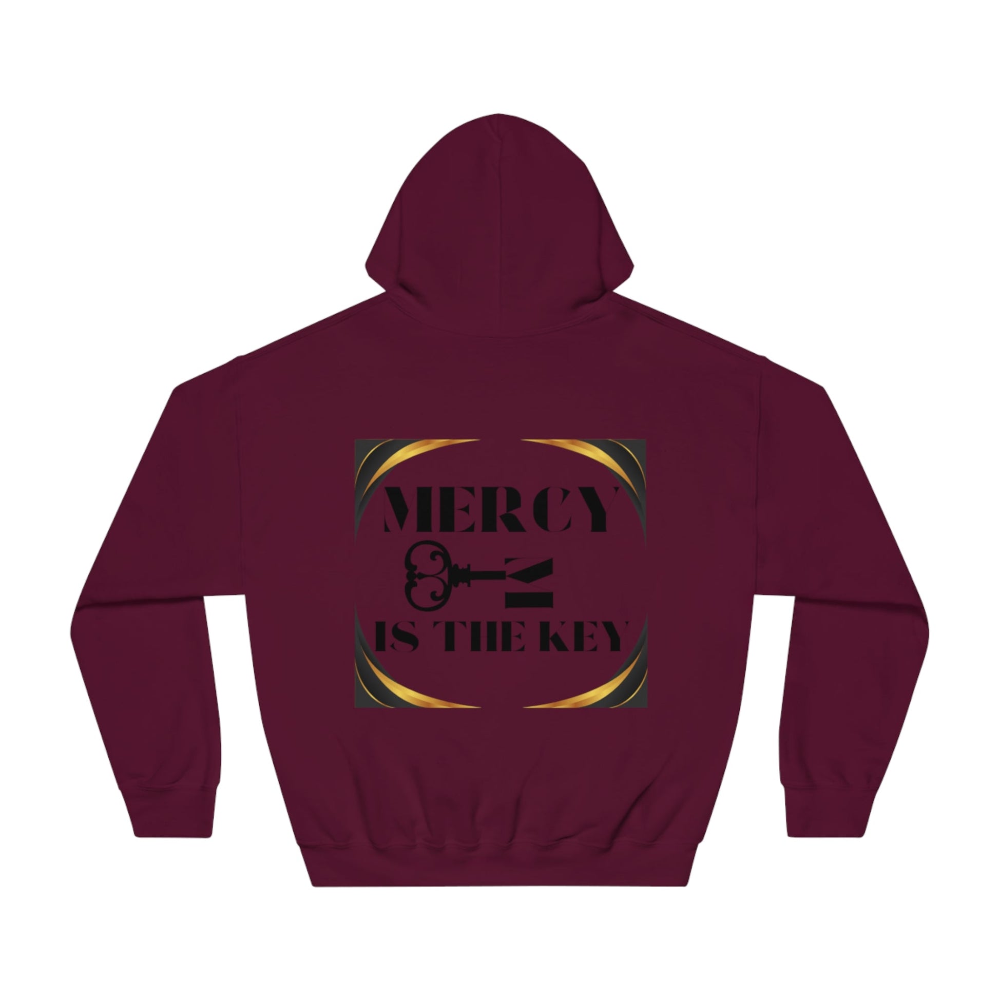 Hooded Sweatshirt - Mercy Is The Key to Real Justice - criminaljusticereformationalliancestore.com