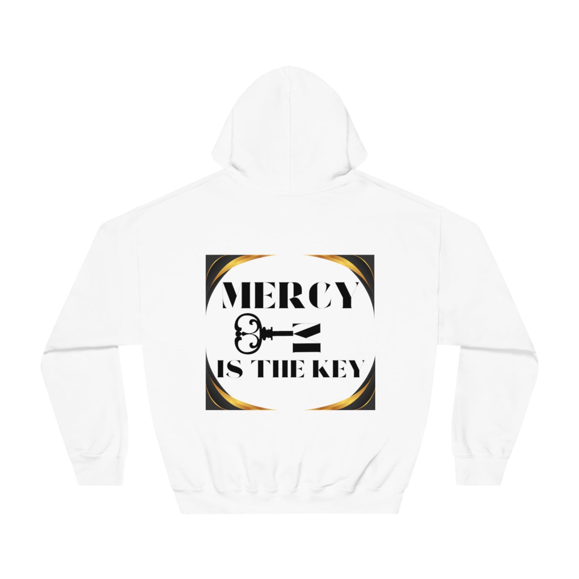 Hooded Sweatshirt - Mercy Is The Key to Real Justice - criminaljusticereformationalliancestore.com