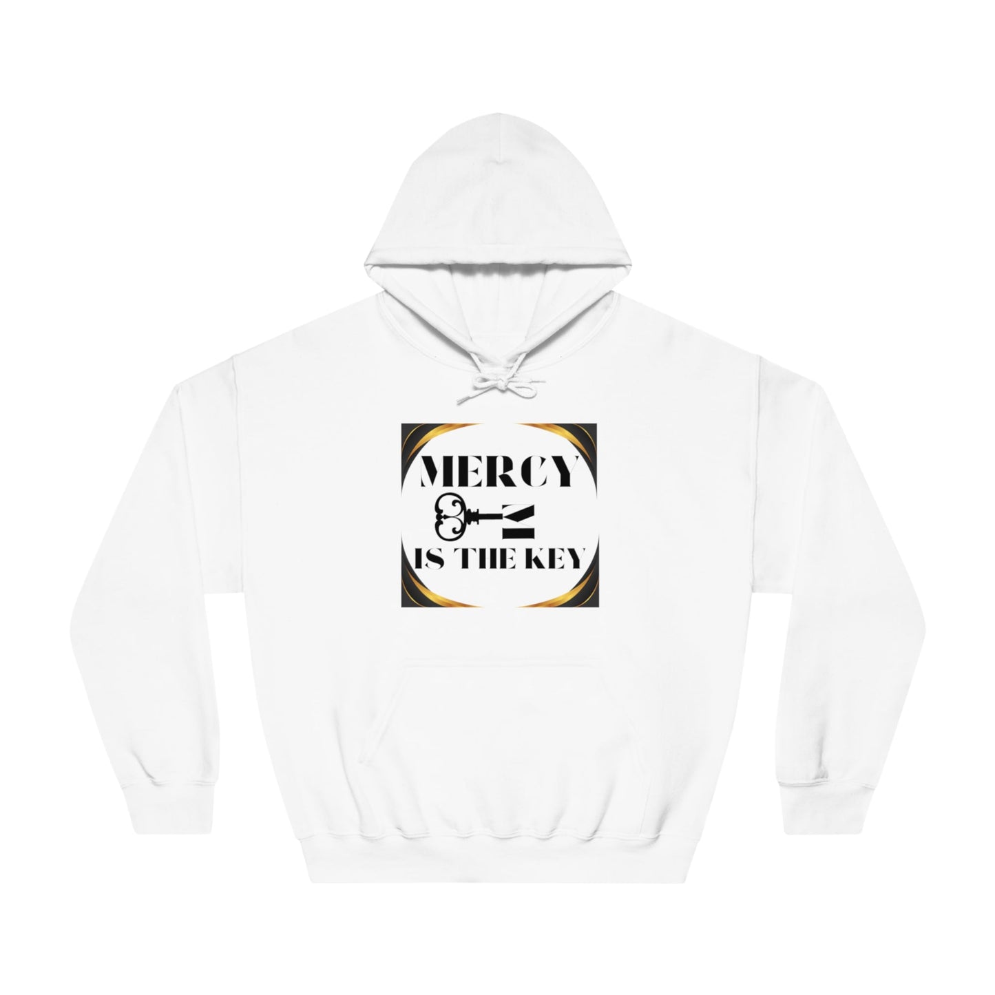 Hooded Sweatshirt - Mercy Is The Key to Real Justice - criminaljusticereformationalliancestore.com