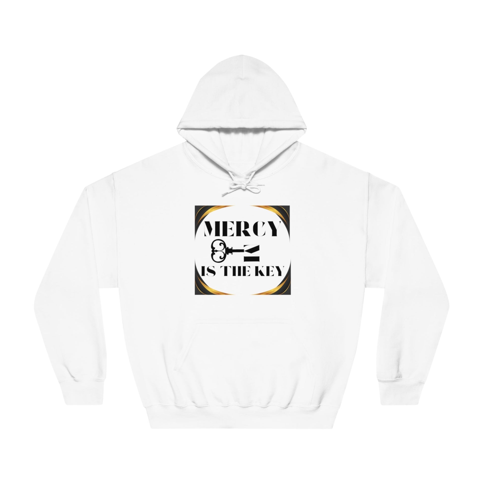 Hooded Sweatshirt - Mercy Is The Key to Real Justice - criminaljusticereformationalliancestore.com