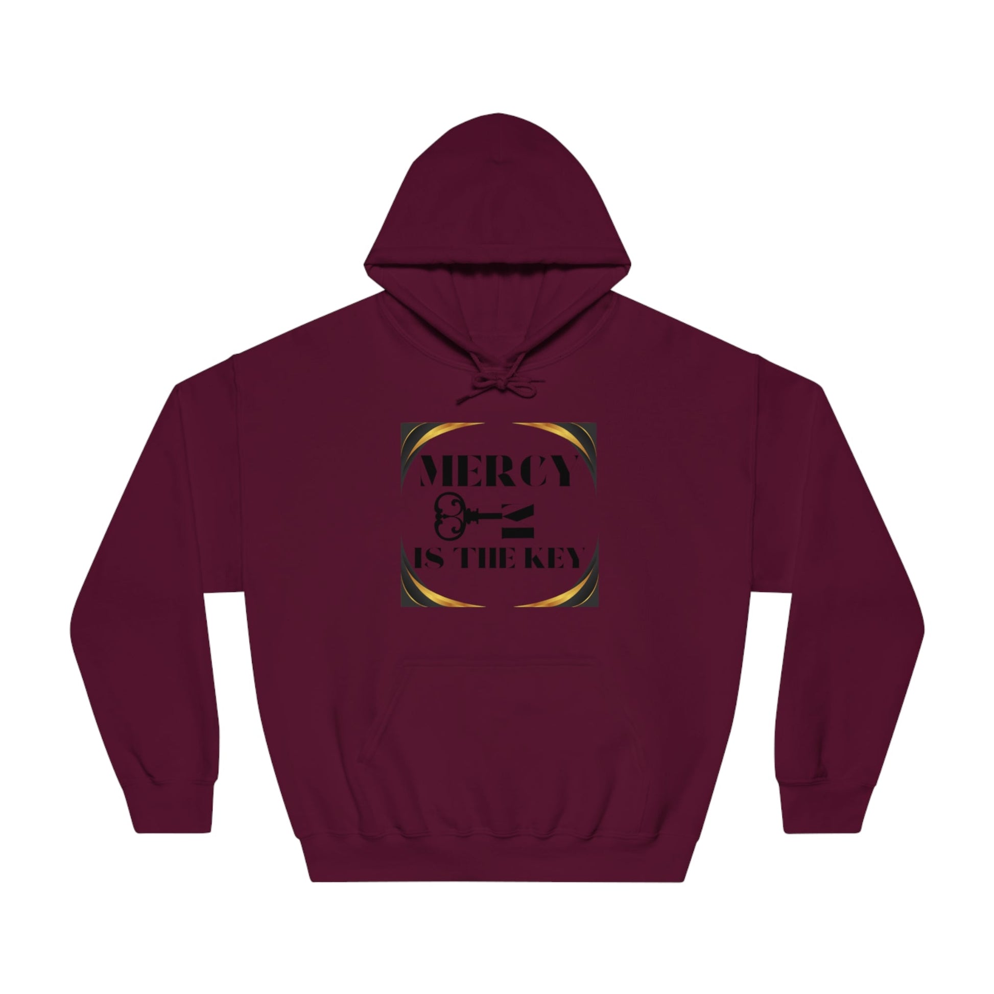 Hooded Sweatshirt - Mercy Is The Key to Real Justice - criminaljusticereformationalliancestore.com