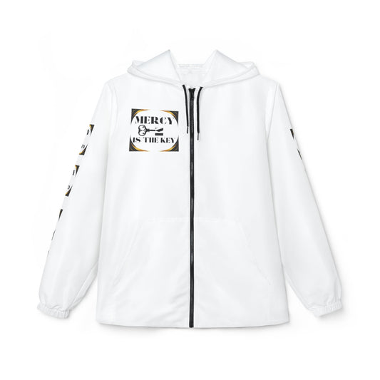 Windbreaker Jacket - Mercy Is The Key Design - criminaljusticereformationalliancestore.com