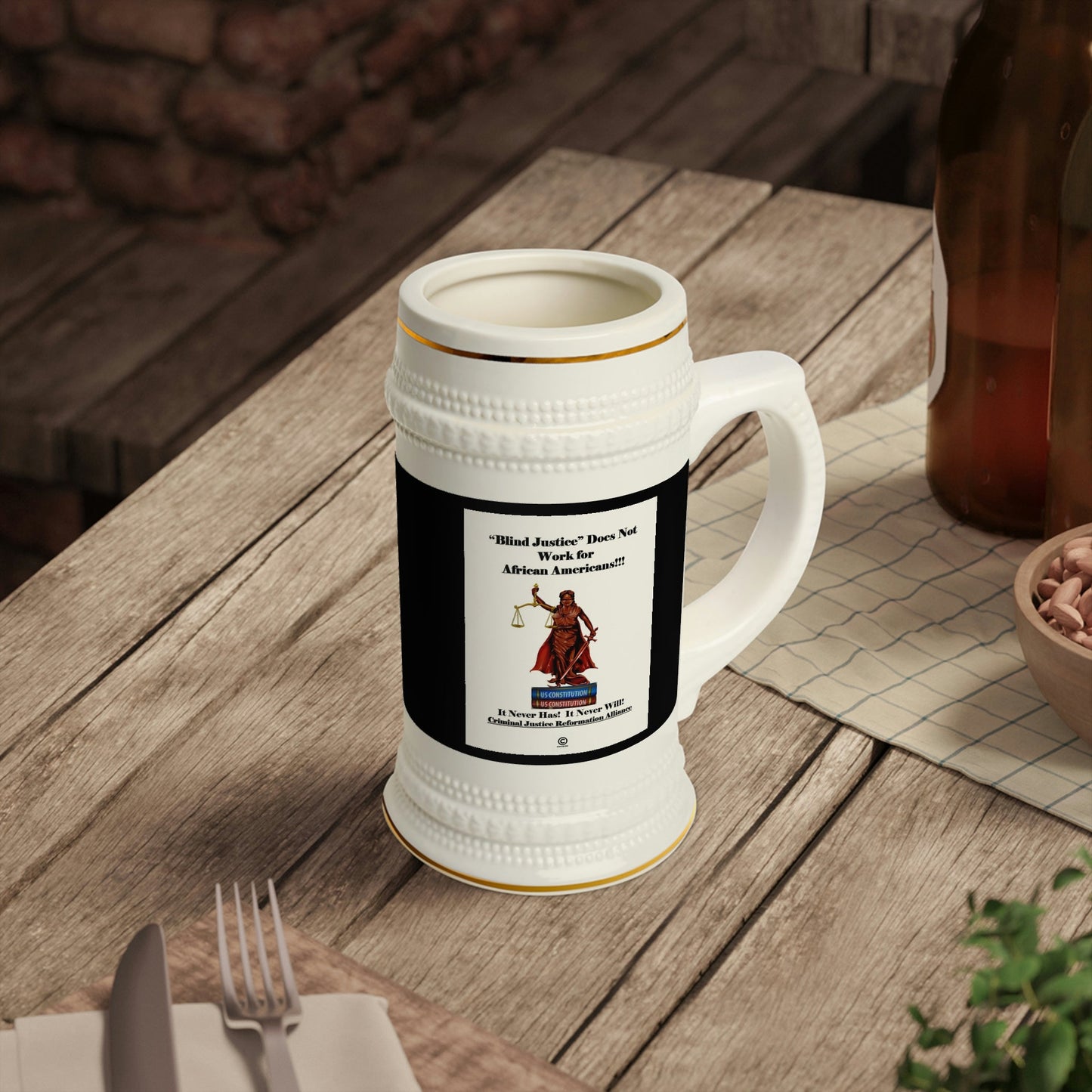 Beer Stein Mug - criminaljusticereformationalliancestore.com
